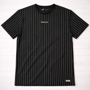 Mauvais Black Pinstripe Men's Tee